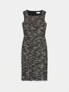 Dress the Population | Dresses | Dress The Population Ruth Asymmetrical Neck Pine Sheath Dress Sz L